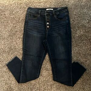 Size 11 button fly skinny jeans